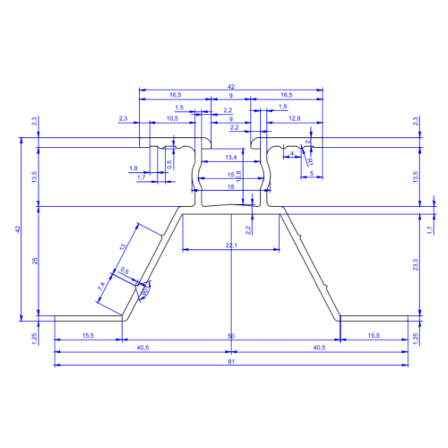 ADVOCATE. MET. ROOF. LANDSC. 25CM