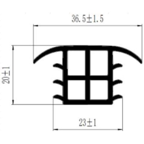 Solar Panel Rubber Seal Strip EPDM DY018 Solar Panel Rubber Seal Strip EPDM DY018